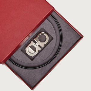 BELT - SALVATORE FERRAGAMO Men's Reversible Leather Belt
